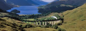 Jacobite train and Glenfinnan viaduct